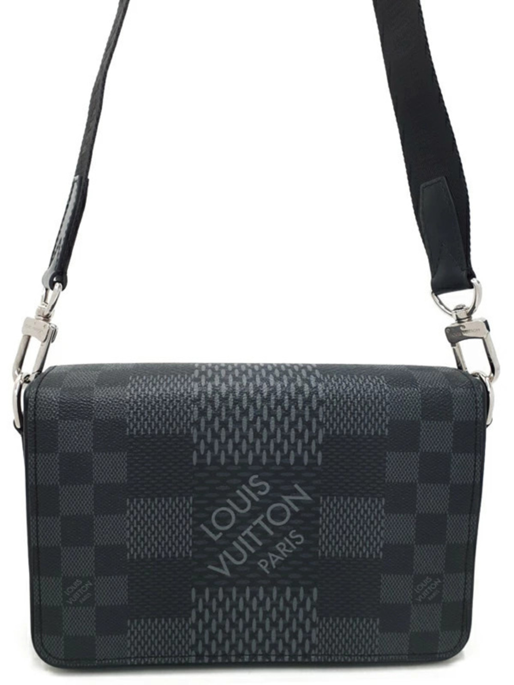 Louis Vuitton Damier Graphite Black Studio Messenger Shoulder Bag